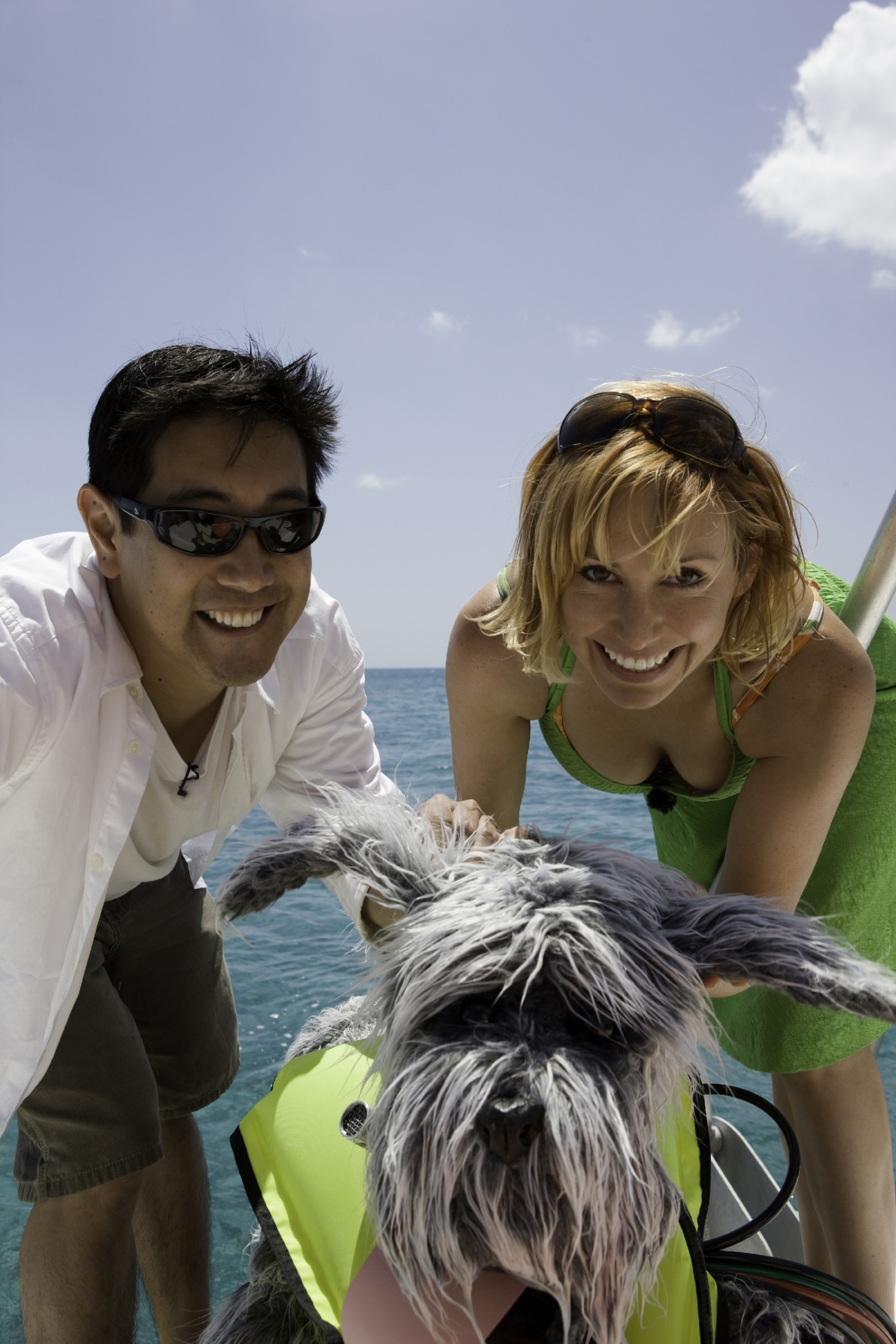 15931_256_m2 Grant and Kari with RoboDog - Copyright Discovery Channel